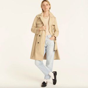 NWT J.Crew New Icon Trench with Detachable Hood